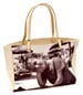 sepia effect on beige bag