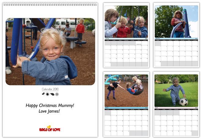 personalised calendars a4 a3