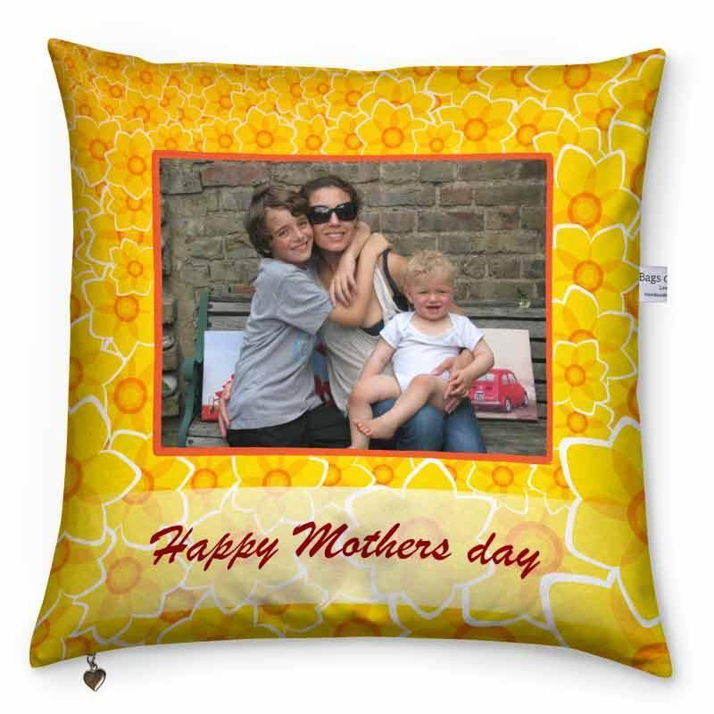Mothers Day Cushion. A Cushion With Photo Template For Mum Bags Of Love