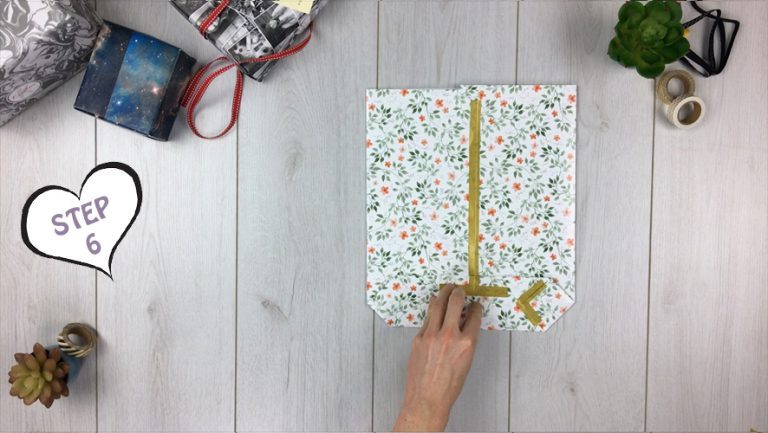 How To Make A Gift Bag From Wrapping Paper [Tutorial]