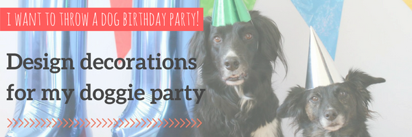 shop decorations for dog birthday party