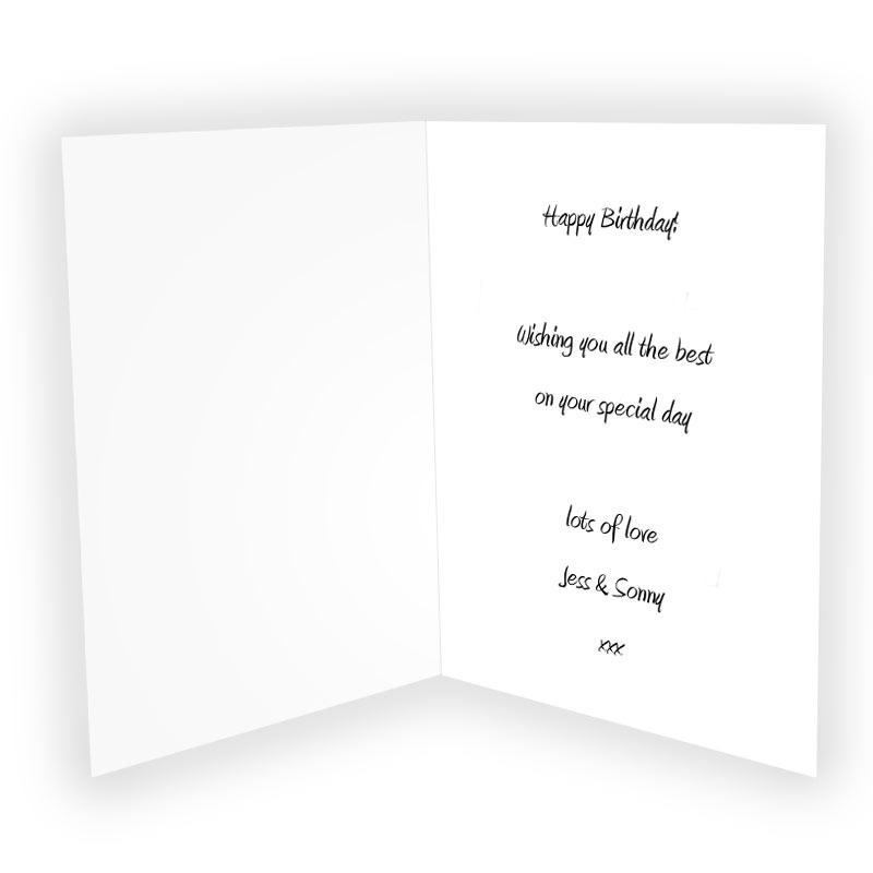 Personalised Cards. Next Day Personalised Greeting Cards